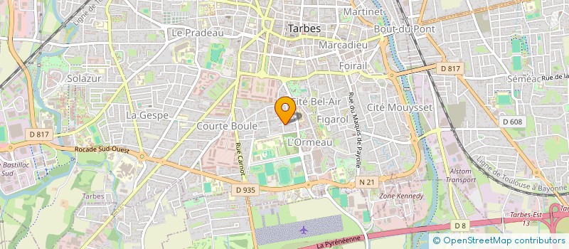 localisation de l'entreprise MONSIEUR TERRENCE PRICE à TARBES