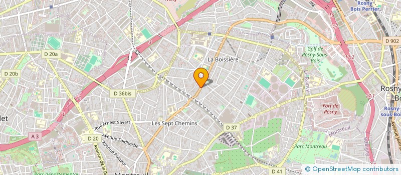 localisation de l'entreprise MONSIEUR TERRENCE TRAN à MONTREUIL