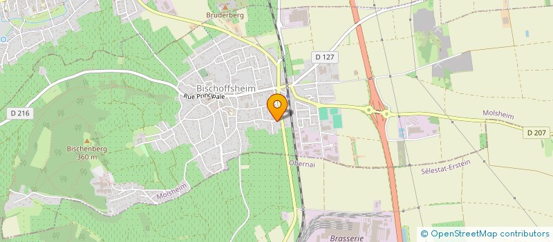 localisation de l'entreprise MONSIEUR TERRICK NEROME  BISCHOFFSHEIM