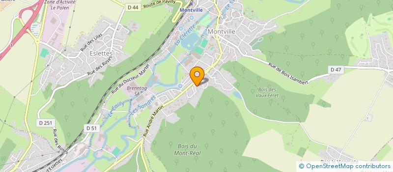 localisation de l'entreprise MONSIEUR TERRY ANDRIEU  MONTVILLE