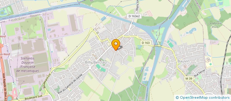 localisation de l'entreprise MONSIEUR TERRY BONDOIS  BILLY-BERCLAU