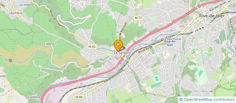 localisation de l'entreprise MONSIEUR TERRY CHAMPAGNON  GENILAC