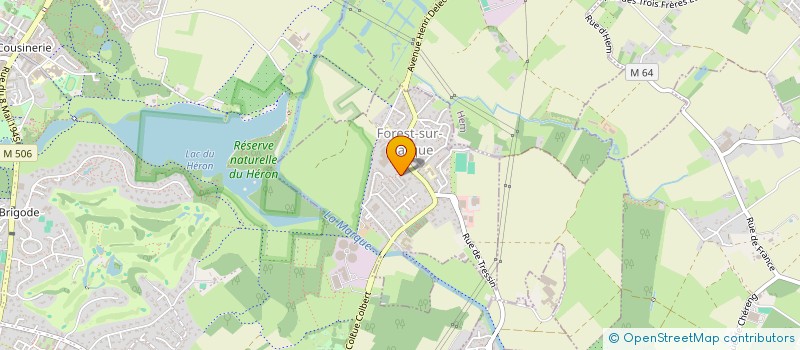 localisation de l'entreprise MONSIEUR TERRY DELAUX  FOREST-SUR-MARQUE