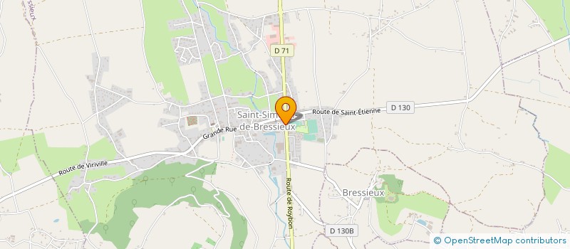 localisation de l'entreprise MONSIEUR TERRY DELCLOS  LA COTE-SAINT-ANDRE