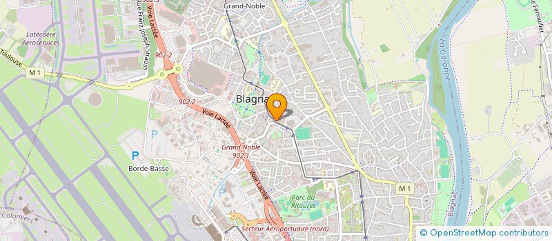 localisation de l'entreprise MONSIEUR TERRY EBOIGBODIN  BLAGNAC