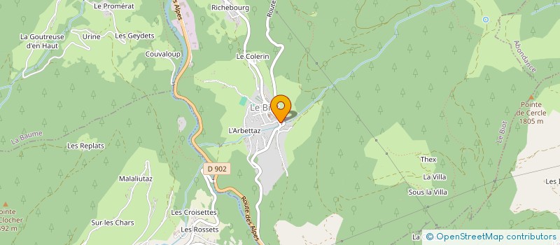 localisation de l'entreprise MONSIEUR TERRY FIRMIN  LE BIOT