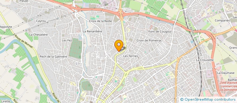 localisation de l'entreprise MONSIEUR TERRY GEERTS  BEZIERS
