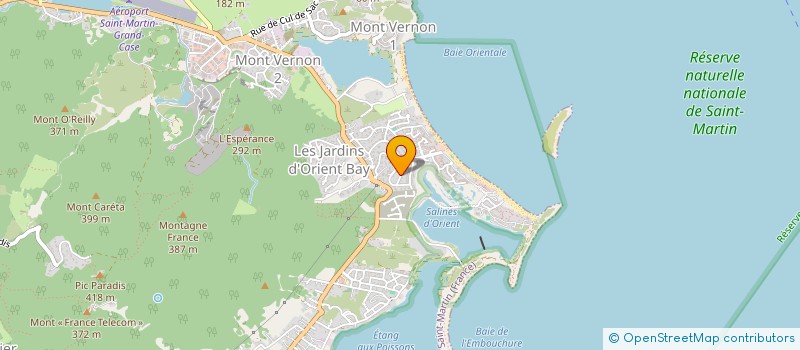 localisation de l'entreprise MONSIEUR TERRY GREEN  SAINT MARTIN