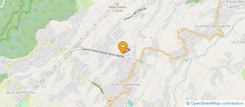 localisation de l'entreprise MONSIEUR TERRY HOAREAU  LE TAMPON