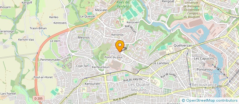 localisation de l'entreprise MONSIEUR TERRY JORT  BREST