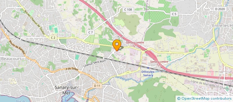 localisation de l'entreprise MONSIEUR TERRY KHIRDINE  SANARY-SUR-MER