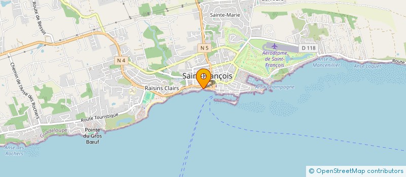 localisation de l'entreprise MONSIEUR TERRY LENDO  SAINT-FRANCOIS