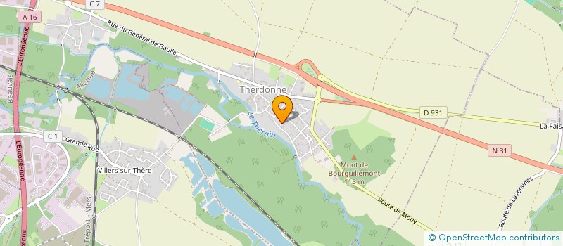 localisation de l'entreprise MONSIEUR TERRY LENEZ  THERDONNE