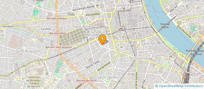 localisation de l'entreprise MONSIEUR TERRY MAURICE  BORDEAUX