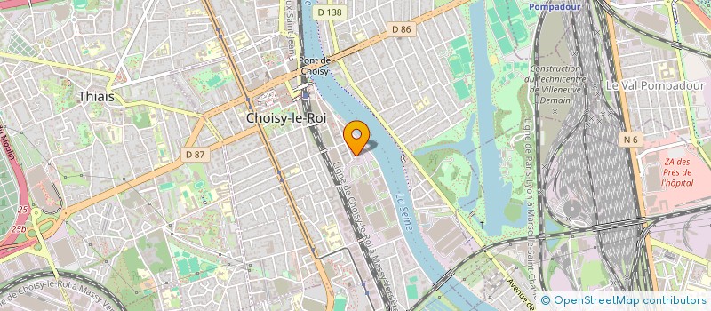 localisation de l'entreprise MONSIEUR TERRY MEINART  CHOISY-LE-ROI