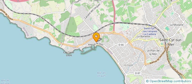 localisation de l'entreprise MONSIEUR TERRY MOLINA à SAINT-CYR-SUR-MER