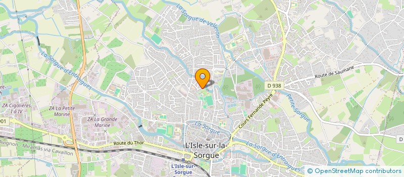 localisation de l'entreprise MONSIEUR TERRY OCCELLI  L'ISLE-SUR-LA-SORGUE