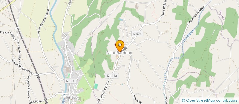 localisation de l'entreprise MONSIEUR TERRY TAVANT  SAINT-BARDOUX