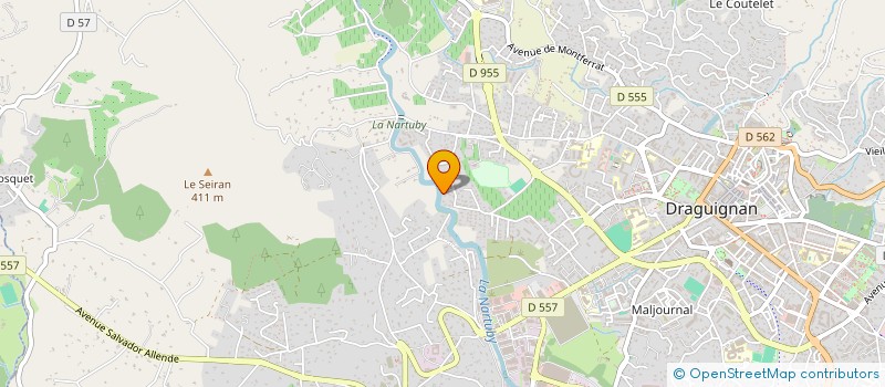localisation de l'entreprise MONSIEUR TERRY TEDESCO  DRAGUIGNAN