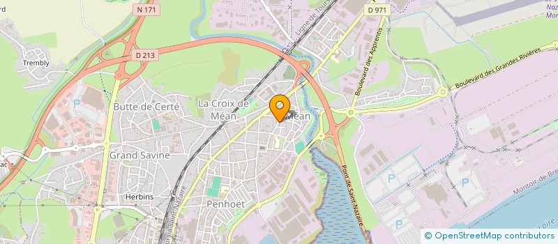 localisation de l'entreprise MONSIEUR TESFALDET BRHANE  SAINT-NAZAIRE