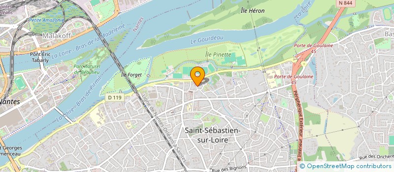 localisation de l'entreprise MONSIEUR TESFALDET REZEN  SAINT-SEBASTIEN-SUR-LOIRE