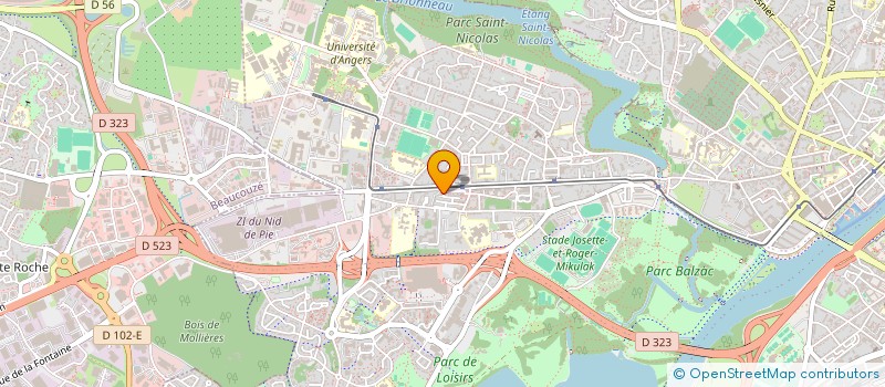 localisation de l'entreprise MONSIEUR TESFALDET TEWELDE à ANGERS