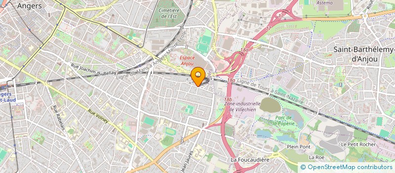 localisation de l'entreprise MONSIEUR TESFU KAHSAY GHEBRE TNSAE à ANGERS