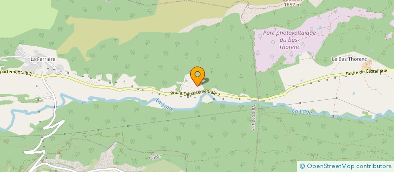 localisation de l'entreprise MONSIEUR TESIO DI COLA  VALDEROURE