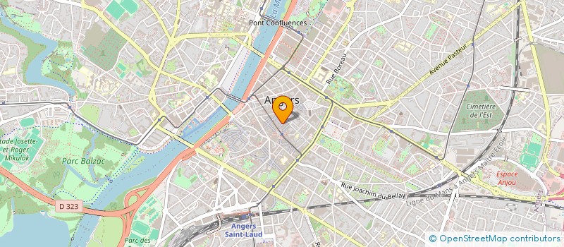 localisation de l'entreprise MONSIEUR TESSIER ARCHAIMBAU à ANGERS
