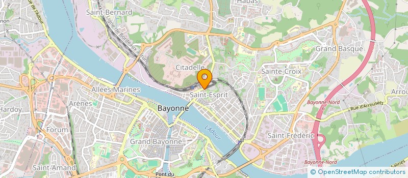 localisation de l'entreprise MONSIEUR TETCHI TCHIMOU à BAYONNE