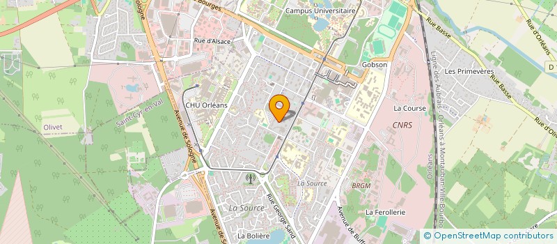 localisation de l'entreprise MONSIEUR TETE AGBODAN  ORLEANS