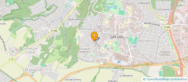 localisation de l'entreprise MONSIEUR TETEVI KOUASSIVI-BENISSAN à LES ULIS