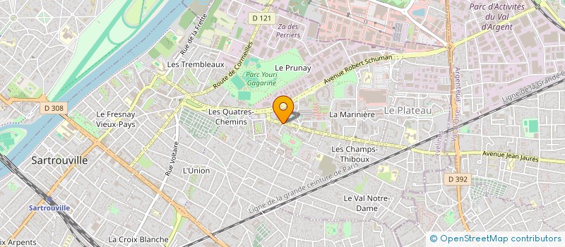 localisation de l'entreprise MONSIEUR TETEVI M EMMANUEL NOUVI TEVI à SARTROUVILLE