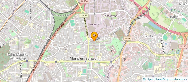 localisation de l'entreprise MONSIEUR TETEVI TETEGAN  MONS-EN-BARUL