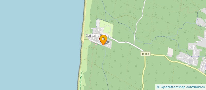 localisation de l'entreprise MONSIEUR TEVA BOUCHGUA  CARCANS