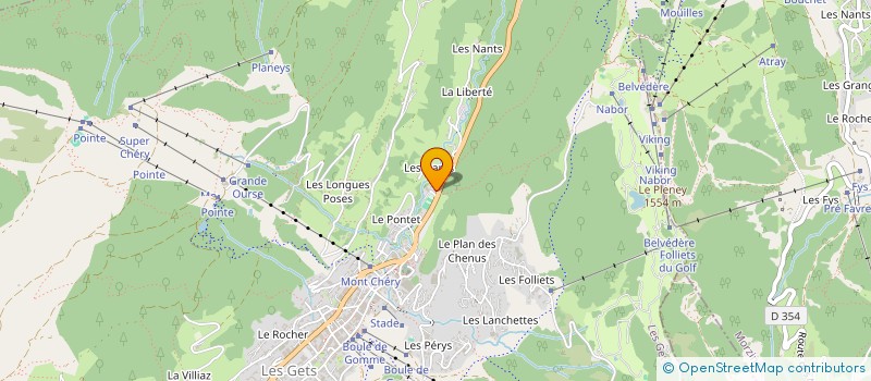 localisation de l'entreprise MONSIEUR TEVA DUMAINE  LES GETS