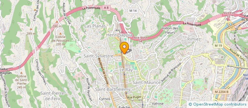 localisation de l'entreprise MONSIEUR TEVA LOY-PILVERDIER à NICE