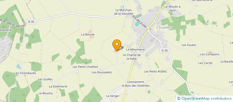 localisation de l'entreprise MONSIEUR TEVA NAEGELEN à CHUELLES