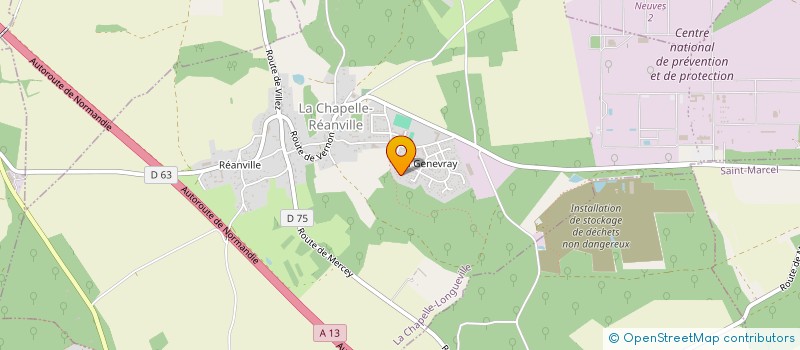 localisation de l'entreprise MONSIEUR TEVA PANI  LA CHAPELLE-LONGUEVILLE