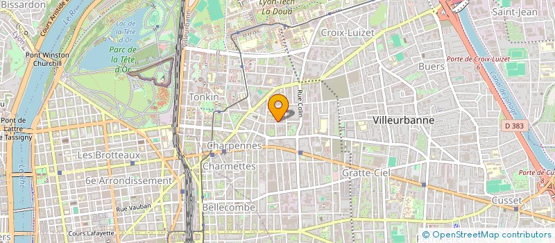 localisation de l'entreprise MONSIEUR TEVA VOISIN  VILLEURBANNE