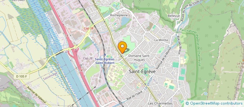 localisation de l'entreprise MONSIEUR TEVFIK OKAN DINC  SAINT-EGREVE