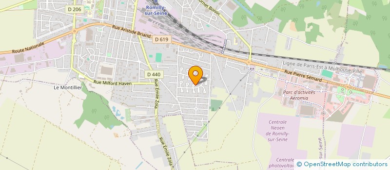localisation de l'entreprise MONSIEUR TEWFIK BENDOUINA à ROMILLY-SUR-SEINE