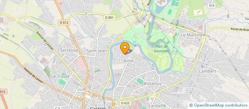 localisation de l'entreprise MONSIEUR TEWFIK DERAR  CASTRES