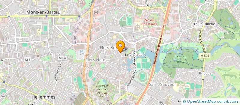 localisation de l'entreprise MONSIEUR TEWFIK GOMERI  VILLENEUVE-D'ASCQ