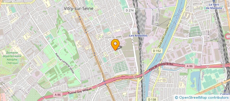 localisation de l'entreprise MONSIEUR TEWFIK KASDI  VITRY-SUR-SEINE