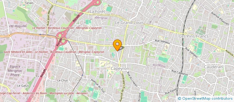 localisation de l'entreprise MONSIEUR TEWFIK KERZABI  MERIGNAC