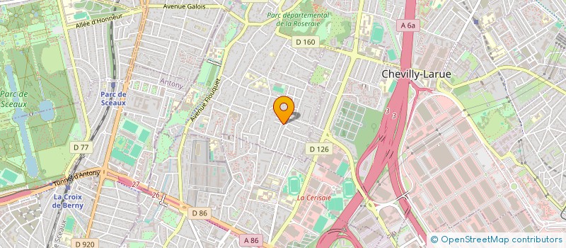 localisation de l'entreprise MONSIEUR TEWFIK LAJILI  L'HAY-LES-ROSES