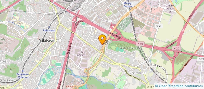 localisation de l'entreprise MONSIEUR TEWFIK MEZIANE  CHAMPLAN