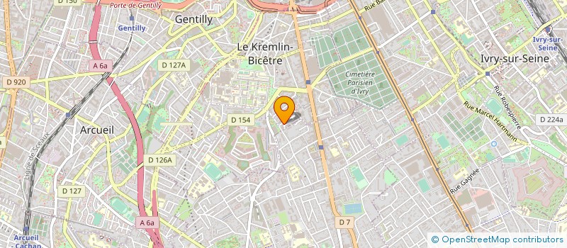 localisation de l'entreprise MONSIEUR TEWFIK TOUATI à LE KREMLIN-BICETRE