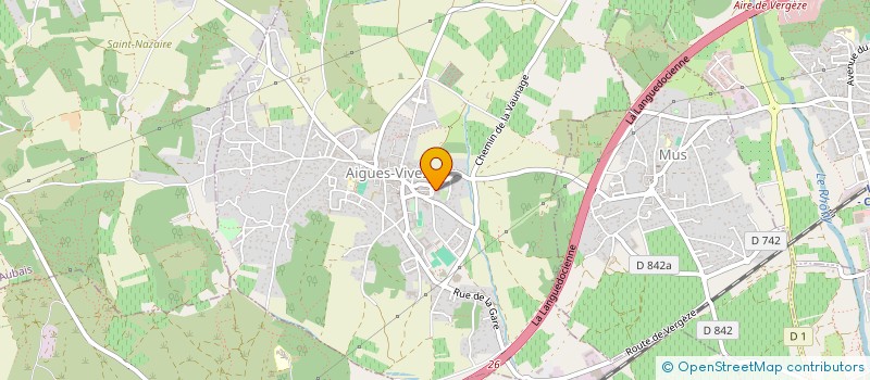 localisation de l'entreprise MONSIEUR TEWIS CHARTREUX  AIGUES-VIVES